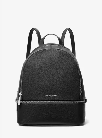 Mochila mediana Rhea de piel granulada