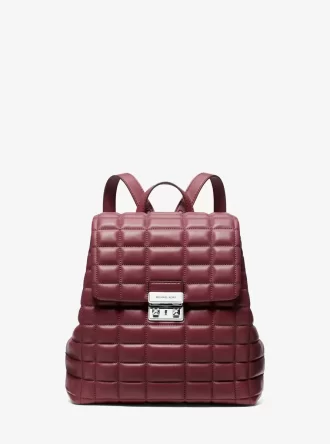 Mochila pequeña de cuero acolchado Tribeca