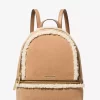Mochila Rhea mediana de ante y borreguillo sintético Mochila Rhea mediana de ante y borreguillo sintético