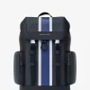 Mochila urbana mediana con logo de la firma Cooper a rayas Mochila urbana mediana con logo de la firma Cooper a rayas