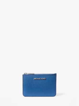 Monedero Jet Set de piel saffiano