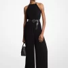 Mono halter plisado de georgette Mono halter plisado de georgette