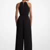 Mono halter plisado de georgette Mono halter plisado de georgette