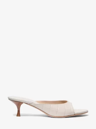 Mula Arianna de piel con relieve de cocodrilo