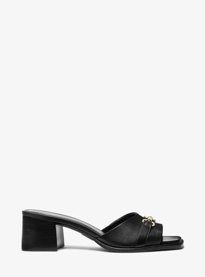 Mule de cuero Carson