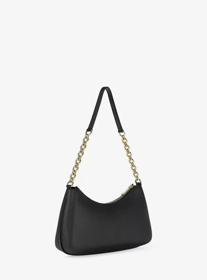 Nolita – Bolso de mano mediano de piel granulada con cadena Nolita – Bolso de mano mediano de piel granulada con cadena