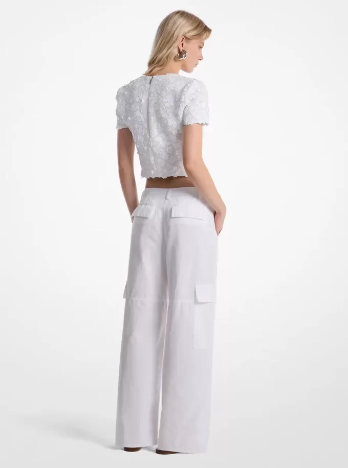 Pantalones cargo de algodón