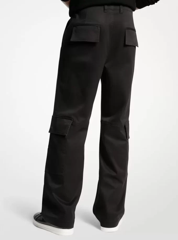 Pantalones cargo de algodón elástico Pantalones cargo de algodón elástico