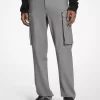Pantalones cargo de lana elástica Pantalones cargo de lana elástica