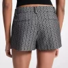 Pantalones cortos con jacquard y logotipo MK2000 Pantalones cortos con jacquard y logotipo MK2000