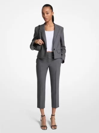 Pantalones cortos de lana elástica