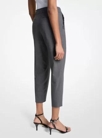 Pantalones cortos de lana elástica