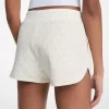 Pantalones cortos de mezcla de algodón con estampado de logotipo