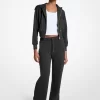 Pantalones de punto jacquard con logotipo Pantalones de punto jacquard con logotipo