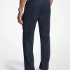 Pantalones de traje de mezcla de lana de corte moderno Pantalones de traje de mezcla de lana de corte moderno