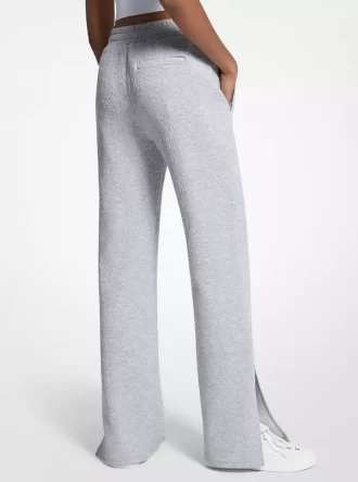 Pantalones deportivos con estampado jacquard del logo