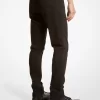Pantalones Parker Slim-Fit de sarga elástica