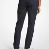 Pantalones vaqueros ajustados de mezclilla elástica Pantalones vaqueros ajustados de mezclilla elástica