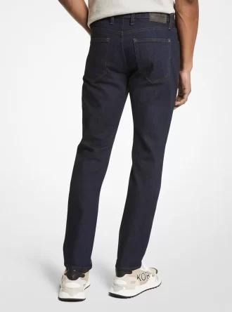 Pantalones vaqueros ajustados de mezclilla elástica