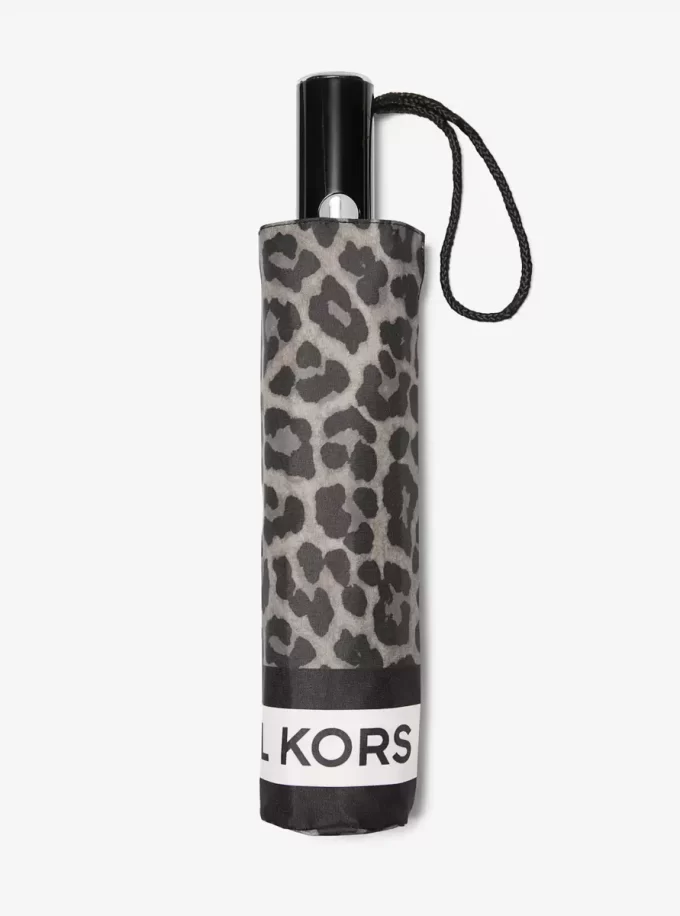 Paraguas con estampado de leopardo Paraguas con estampado de leopardo