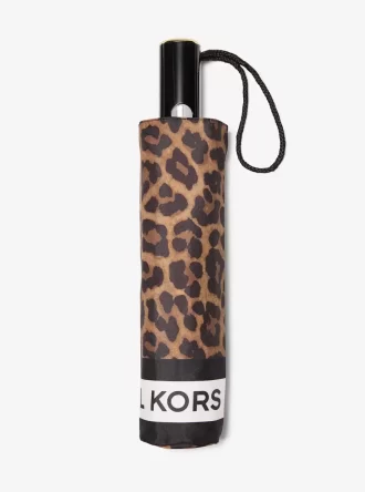 Paraguas con estampado de leopardo Paraguas con estampado de leopardo