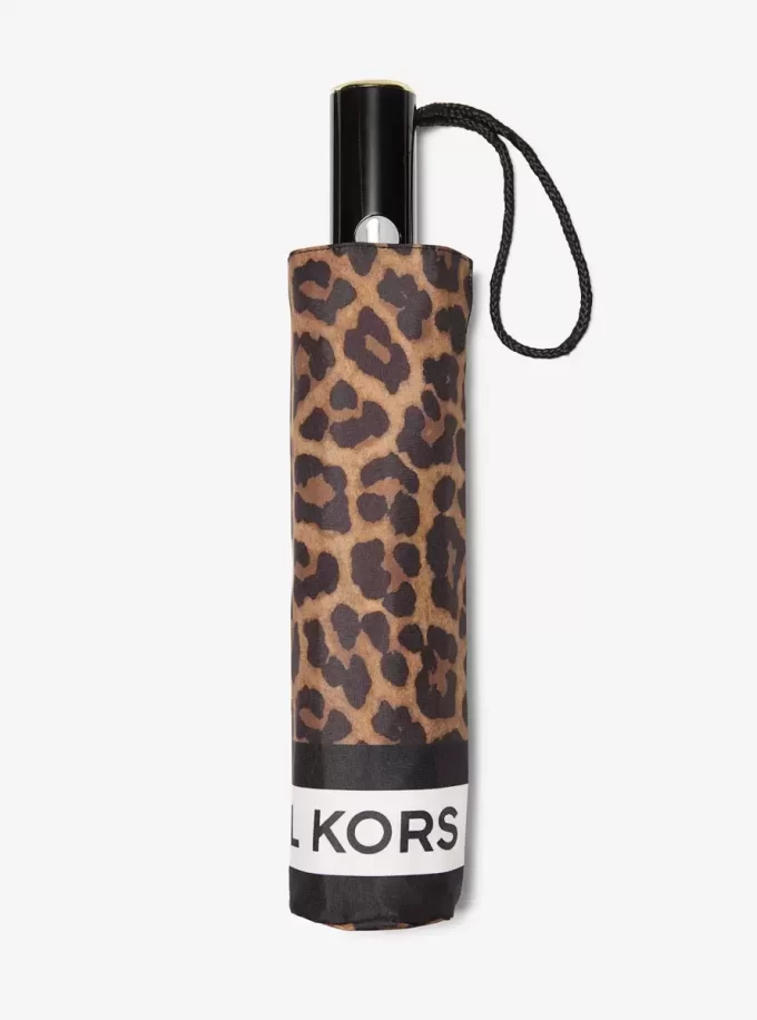 Paraguas con estampado de leopardo Paraguas con estampado de leopardo