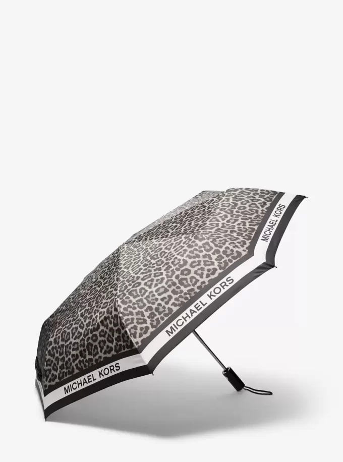 Paraguas con estampado de leopardo Paraguas con estampado de leopardo
