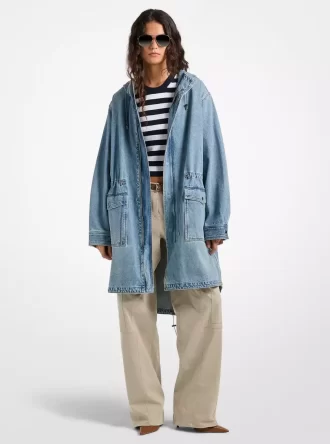 Parka vaquera con capucha Parka vaquera con capucha