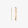 Pendientes colgantes con baguette pavé Pendientes colgantes con baguette pavé