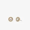 Pendientes con halo pavé Pendientes con halo pavé