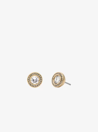 Pendientes con halo pavé