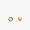Pendientes con halo pavé Pendientes con halo pavé