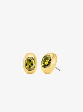 Pendientes de piedra ovalada