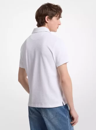 Polo de algodón elástico