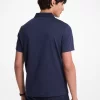 Polo de algodón y cuello de malla