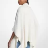 Poncho reversible de mezcla de algodón con cremallera y logotipo Poncho reversible de mezcla de algodón con cremallera y logotipo