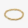 Pulsera Astor Link de latón chapado en metal precioso