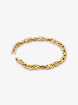 Pulsera Astor Link de latón chapado en metal precioso