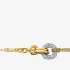 Pulsera de aros entrelazados pavé Pulsera de aros entrelazados pavé