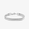 Pulsera de cadena de serpiente de latón chapado en metal precioso
