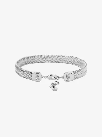 Pulsera de cadena de serpiente de latón chapado en metal precioso