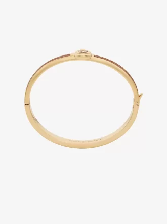 Pulsera de cuero con dije de candado