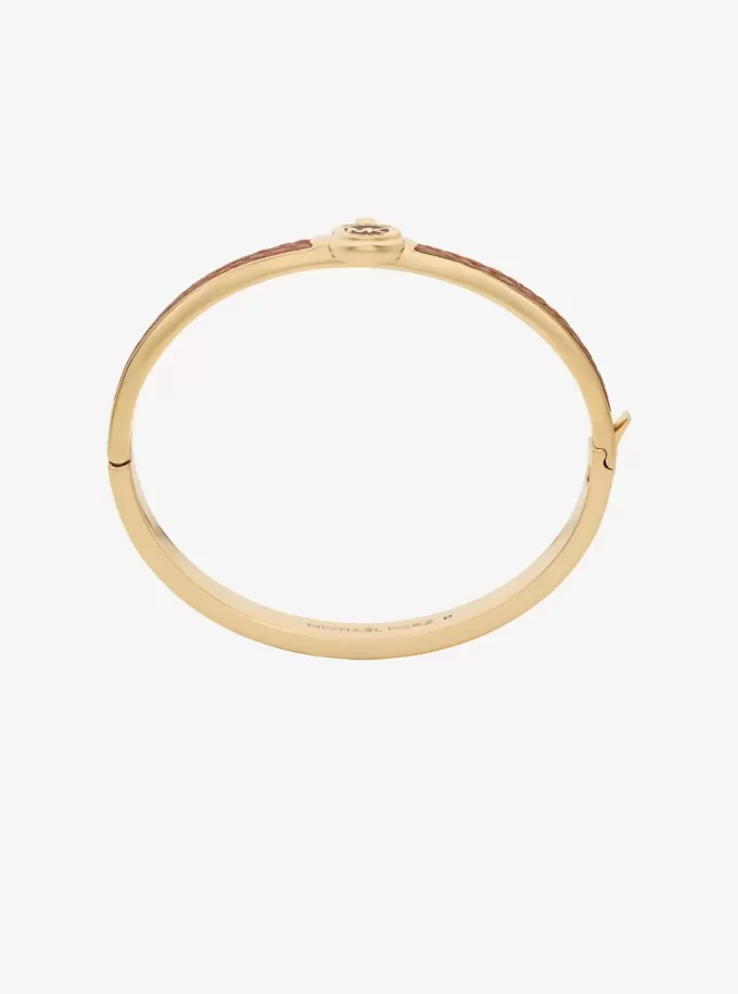 Pulsera de cuero con dije de candado Pulsera de cuero con dije de candado
