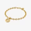 Pulsera de eslabones con dije de logotipo Pulsera de eslabones con dije de logotipo