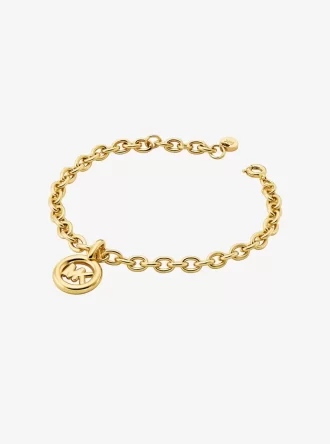 Pulsera de eslabones con dije de logotipo