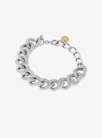 Pulsera de eslabones pavé