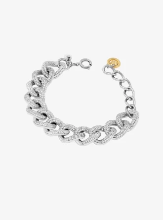 Pulsera de eslabones pavé