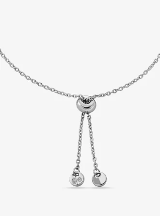Pulsera de plata de ley con baño de metales preciosos y pavé