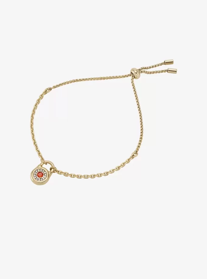 Pulsera deslizante con candado pavé Pulsera deslizante con candado pavé