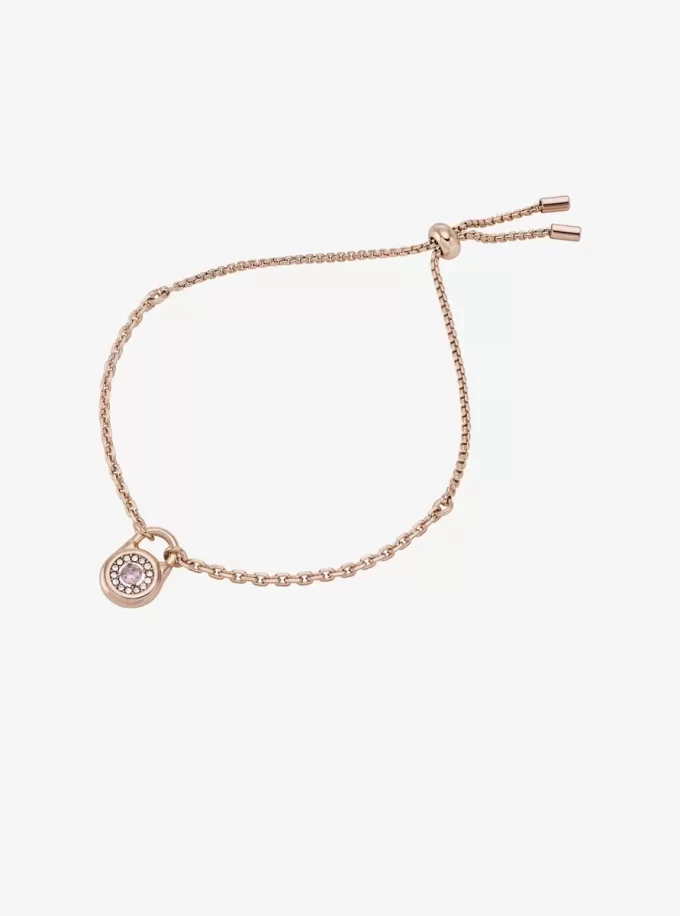 Pulsera deslizante con candado pavé Pulsera deslizante con candado pavé